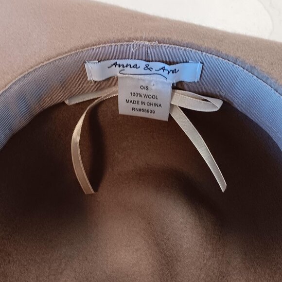 Womens Tan Hat - Picture 4 of 5